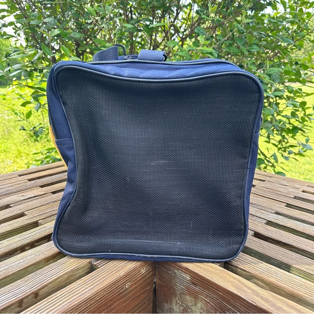 Flying Circle West Virginia Mountaineers Large Military Grade Duffel Bag Blue